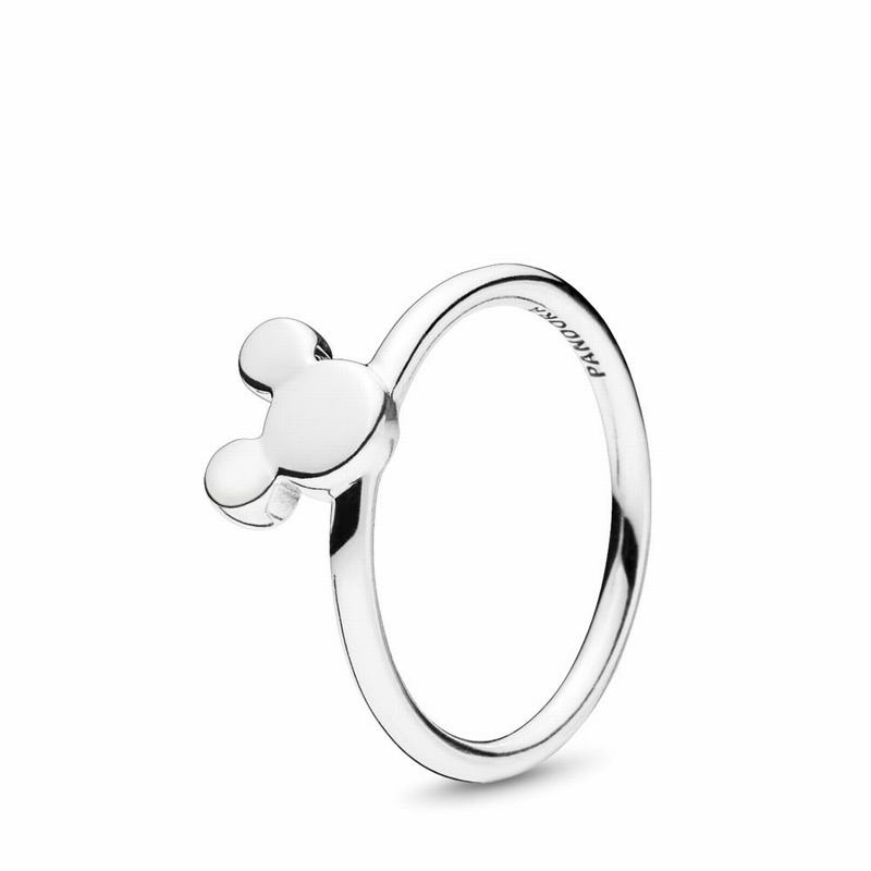 Anillos Apilables Pandora Disney Mickey Silhouette Argint (x5FhKBXG)